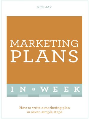 cover image of Marketing Plans In A Week
